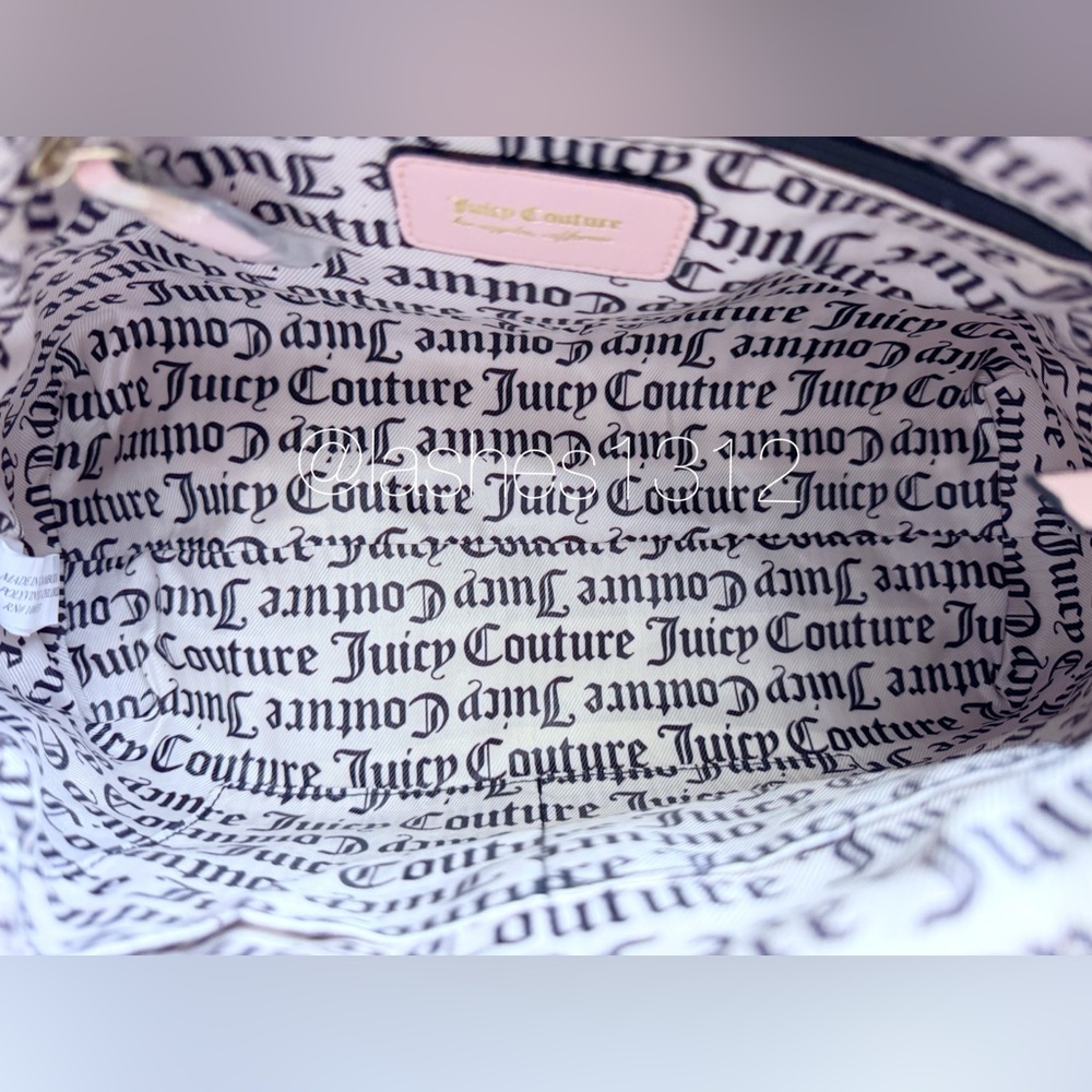 JUICY COUTURE Bag East Side West Side Satchel & Wallet Set - Pink Macaroon - Picture 6 of 12